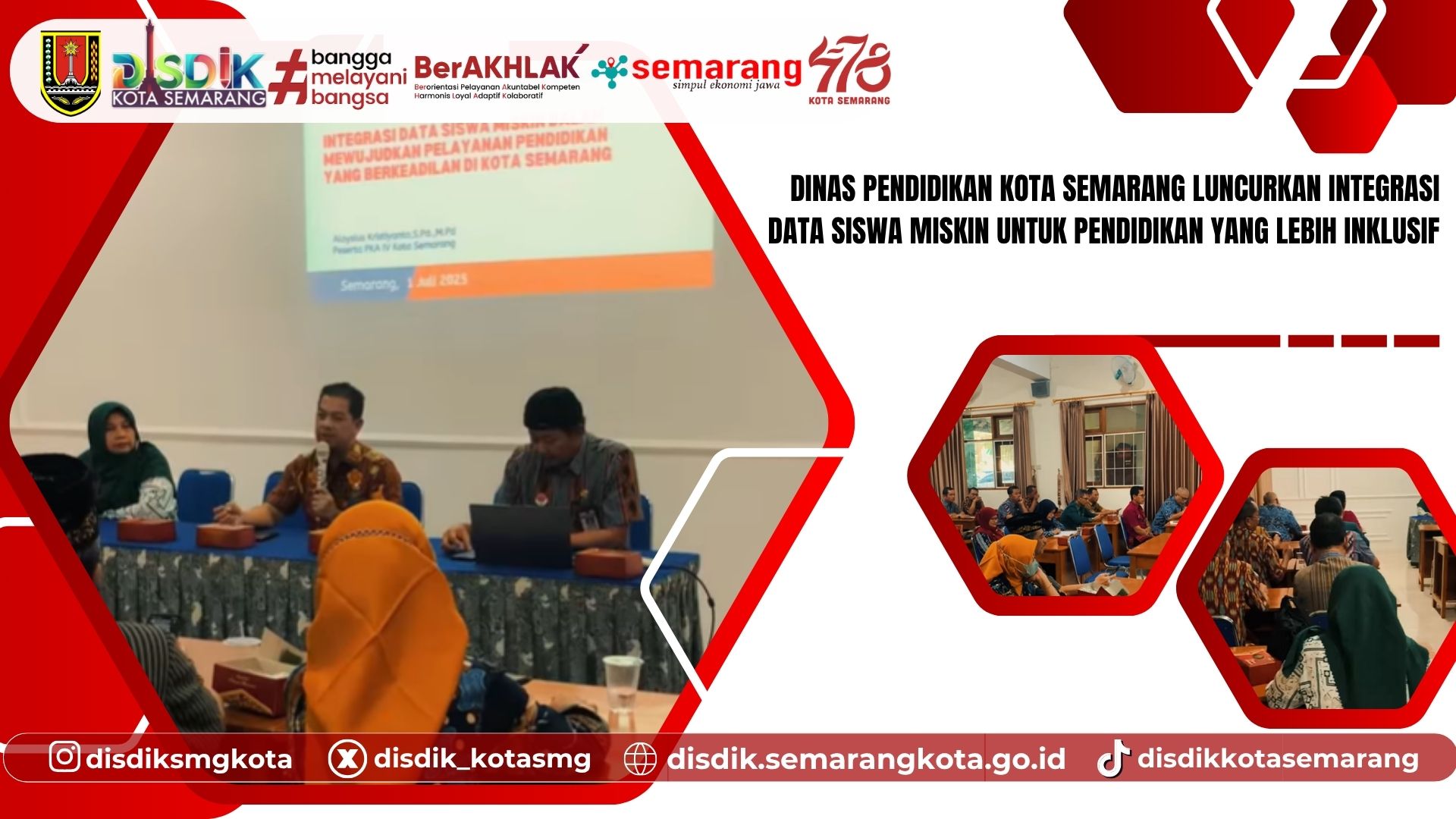 Dinas Pendidikan Kota Semarang Luncurkan Integrasi Data Siswa Miskin untuk Pendidikan yang Lebih Inklusif